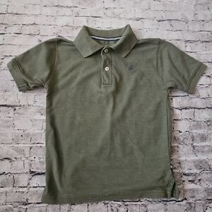 Nautica Boys Size L(6) Olive Green Polo Shirt